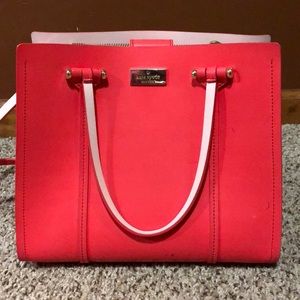 Hot pink kate spade shoulder bag